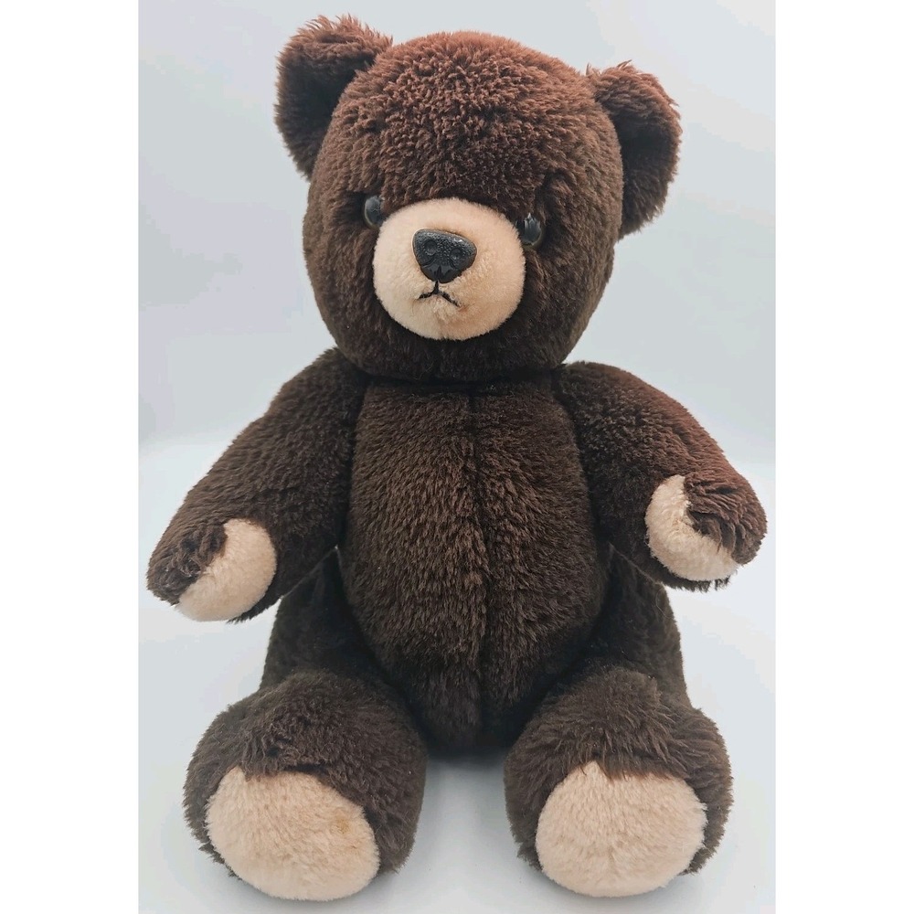 Vintage Import Toys Brown Bear Movable Arms, Legs And Head 14"